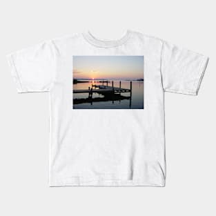 Sunrise on Gwynn Island, VA Kids T-Shirt